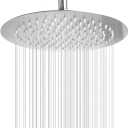 NearMoon Rain Shower Head, Ultra-Thin Design-Pressure Boosting, Awesome Some Experience, High Flow Stainless Steel Rainfall Head (10 Inch, Brushed Nickel)