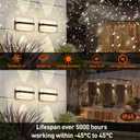 SPOLI Up Down LED Outdoor Wall Light, 100-220V 18W Integrated Modern Porch Lights, Super Bright IP65 Waterproof Acrylic Wall Lamps for Porch Patio Door Entryway - 1 Pack 3000K Warm Light