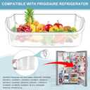 Upgraded 240356402 Refrigerator Door Bin Compatible with Frigi.daire Refrigerator Door Shelf Parts LFSS2612TF0 LFSS2612TE0 FFSS2615TE0 FFSS2615TS0 Door Shelf Shelves (Length 15.38") By AMI PARTS
