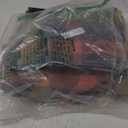 VM VOUGEMARKET Washed Cotton Bedding Set King Colorful Plaid Duvet Cover Set 3 Pieces Orange Grey Green Grid Duvet Cover with Zipper Ties for Men Women-104x90 Inch (King(1 Duvet Cover + 2 Pillow Shams), # Multicolor Plaid)