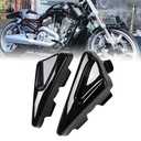 GUDITEM Motorcycle Tank Side Frame Battery Cover For 2007-2017 Harley V-rod Night Rod Special,Gloss Black