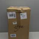 zeyu 18 Inch Outside Light Fixture, Exterior Wall Lighting Fixture for House Porch, Die-Cast Aluminum with Seeded Glass, Black Finish, ZX58MB BK (Large - Pack of 1)