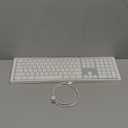 Apple Magic Keyboard with Numeric Keypad: Wireless, Bluetooth, Rechargeable. Works with Mac, iPad, or iPhone; US English - White