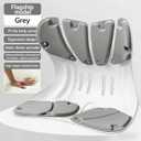 Ergonomic Back Support Chair&Cuchion with Lumbar Support for Posture Correction and Back Pain Relief, Perfect for Home and Office Use (Gray, General)