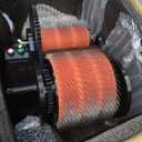 Wool Combing Machine; Electric Wool Drum carder; Quickly Remove Fiber impurities; Color Mixing carding; DIY Handmade Wool Blending Wheel; Ideal for Making Felt Dolls and Other Handmade Crafts