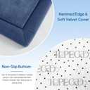 Baby Play Mat for Floor Nursery Rug Muscle Mat Area Rug Playroom Rug 79"x118" Playpen Mat Memory Foam 1.3" Thick Crawling Mat for Babies,Toddlers, Infants, Kids,Sapphire Blue