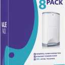 Babyfeel Refills Compatible with DEKOR CLASSIC Diaper Pails | 8 Pack | Exclusive 30% Extra Thickness | Diaper Pail Refills with Powerful Odor Elimination | Powder Scent | Holds up to 3960 Diapers