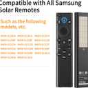 BN59-01385A Solar Frame TV Remote Control Replacement for Samsung Smart TV with Voice & Rechargeable Solar Cell