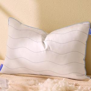 felo Feather Down Pillow King Size, CloudFusion Goose Pillow for Sleeping, Luxury Hotel Collection Bed Pillow, Supportive Soft Pillow for Side Back Pain Sleepers, 100% Organic Cotton Shell (20" x 36")