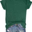 Shirt for Women Novelty T-Shirts Costume Tops (Green, M)