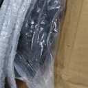 Akenow 61 Pack Metal Deck Spindles, 36"X1", Heavy Duty Railing, Wave Arc Baluster with Black Screws, Stylish for Outdoor Stair Porch