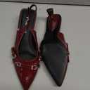 DREAM PAIRS Women's Low Kitten Heels Slingback Closed Pointed Toe Comfortable Dressy Pumps Wedding Party Casual Elegant Dress Shoes 7.5