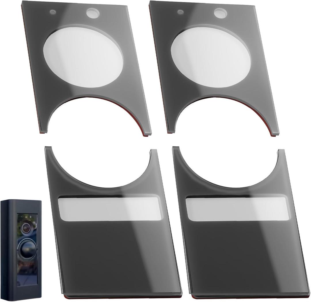 2 Sets Screen Protector Fits for Ring Doorbell Pro Older Version | Not Fits Ring Doorbell Pro 2, Clear Protective Film for Preventing Scratches on the Doorbell Camera Lens, Scratch-Resistant