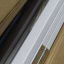 ZJSF Foldable Freestanding Indoor Dog Gate for House Wood White Long Pet Gates Dog Fence for Stairs Puppy Gates for Hallways,Pet Fence, Puppy Gate,Support Feet Included 24 "Height-3 Panels