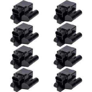 UF271 Square Ignition Coil Pack Compatible with Chevy Tahoe Avalanche 1500/2500 5.3L 8.1L Express 4.8L 5.3L Silverado Suburban 1500 Tahoe Envoy Savana Sierra 1500/2500/3500 Yukon Escalade, 8PCS