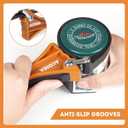 10 x 2-Pack Strap Wrench,Oil Filter Wrench with Diameter 6" and 4" Heavy Duty Rubber Strap,Adjustable Blet Wrench as Jar Opener,Water Filter,Plumbing,Sink Wrench Faucet Tool (Orange)