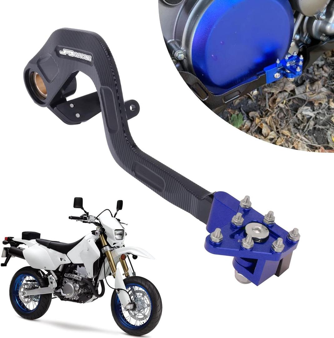 AnXin Motorcycle Rear Brake Pedal Foot Lever for DRZ400 00-04,DRZ400S 00-23,DRZ400E 00-07,DRZ400SM 05-23 Blue