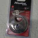Master Lock 40D Stainless Steel Discus Padlock with Key (1 Pack)