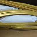 SuuWoee 7.2 FT Wedding Arch Backdrop Stand and White Arch Cover, Gold Balloon Arched Frame White Cover for Birthday Party Ceremony Bridal Baby Shower Event Decor