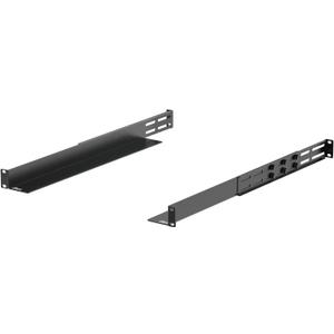 Tecmojo 1U Universal Rack Mount Rails,4-Post Server Rack Shelf Rail with 20.9"-32" Adjustable Depth Fit for Non-Rack Mountable Server/Networking/AV/IT Equipment, Half Depth