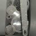 Lefree 2 Pack Silicone Toilet Bowl Brush and Holder Set with Ventilated Holder, Floor Standing & Wall Mounted Toilet Scrubber (Gray)