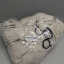 QJmydeco Natural Linen Pinch Pleated Blackout Curtains & Drapes 94 Inch Long Bedroom/Livingroom Farmhouse Curtain 2 Panel Sets, Neutral Track Room Darkening Thermal Insulated Back Tab Window 40"x94"