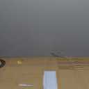 Need Folding Desk for Home Office 39-3/8'' Length Modern Folding Table Computer Desk No Install Needed Teak Color Desktop Black Frame, AC5BB(10060)