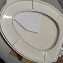 Bemis 7300SLEC Slow Close Toilet Seat, Easy Clean Hinges and Durable Plastic Seat, Made in USA, Elongated, Biscuit