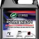 Turtle Wax Hybrid Solutions Pure Wash, pH Neutral Extreme Foaming Car Wash Soap, Bucket or Foam Cannon Application, Won't Strip Waxes or Coatings, Clay Bar Lubricant, Spot-Free Clean, 64 fl oz
