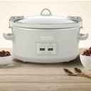 Crock-Pot Locking Lid 6qt Cook and Carry Programmable Slow Cooker Moonshine Green