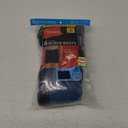 Hanes Boxer Briefs, Cool Dri Moisture-Wicking Underwear, Cotton No-Ride-up for Men, (Large, Red/Blue - 6 Pack)