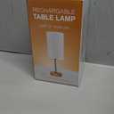 Cordless LED Table Lamp, 5000mAh Battery Operated, Portable Small Cordless Light Rechargeable, Touch Dimmable Wireless Lighting, Bedside Night Lamp Desk Lights for Bedroom/Bars/Offices(Gold)