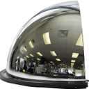 32" Acrylic Half Dome Security and Blind Spot Mirror for Parking, Garage, Store, Warehouse, Office and More- Vision Metalizers