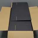 24 Pack 10x7x3 inch Black Shipping Boxes Cardboard Packaging Boxes for Mailing Shipping Corrugated Cardboard Boxes for Packaging Small Business Craft Flat Shipping Boxes Empty Gifts Giving Products