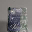 Trendy Cute Hybrid 2 Layer Navy Blue Polka Dot Phone Case for iPhone 16 Pro Max,Navy