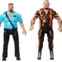 Mattel WWE Coliseum Collection Action Figure 2-Pack with Bam Bam Bigelow & Big Boss Man 6-inch Collectibles & Accessories Including Swappable Parts 