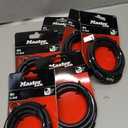 Master Lock Bike Lock Cable with Combination Black, 8143D, Pack of 6 