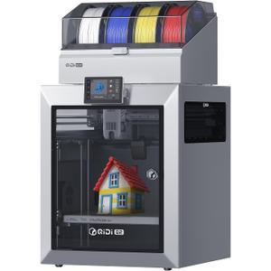 QIDI Official Q2 Combo Multicolor 3D Printer, Full Auto Leveling, 65 Heated Chamber with 370 Bimetal Hotend Unlock PPS-CF, AI Camera and Ultra Air Filtration, 600mm/s High Speed, 270x270x256mm