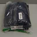 100% Blackout Shield Linen Blackout Curtains for Bedroom 84 Inches Long, Back Tab/Rod Pocket Living Room Drapes, Thermal Insulated Blackout Curtains 2 Panels Set, 50" W x 84" L, Midnight Blue