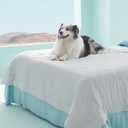 Bedsure Premium Cooling Dog Blankets for Bed - Q-MAX>0.5, Breathable Summer Washable Cold Pet Mat, Soft Durable Self Cooling Dog Mat for Hot Weather, Pearl Grey, 60x80