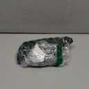 Heavy Duty Metal Chain Dog Leash, Soft Anti Bite Nylon Braided Handle Pet Lead Training Rope Leads for Medium Big Dogs Walking(Black)