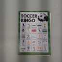 Soccer Bingo Card Game, Soccer Bingo Game for Adults, Sports Party Supplies, Favors, Soccer Party Decorations, Gift  24 Players Bingo Game, C05