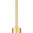 Emak 8 Inch Gold Pendant Light Fixtures, Modern Pendant Lights Kitchen Island with Seeded Glass Shade, 1 Light Hanging Light for Kitchen Island, Dining Room, Bathroom, Bedroom, PL122-GD