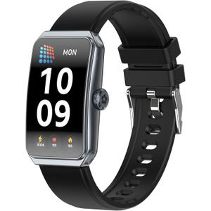 Fitness Tracker with 24/7 Heart Rate, Blood Oxygen, Sleep Tracker, Waterproof Fitness Watch, Activity Tracker with Step Tracker for Women Men (Black)