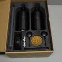 [Luxury] Kitchen Soap Dispenser Set - 16OZ Amber Glass Bottle, Stainless Steel Pump, Instant Dry Tray, Waterproof Labels, Non-Slip Silicone Pad, and Dish Brush | Upgrade for Your Kitchen and Bathroom