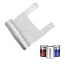 Mini Trash Bags 1.6 Liter/0.4 Gal- 200 Count Tiny Clear Trash Can Liners for Countertop, Desktop, Makeup & Kitchen Scrap Bags | Leakproof Small Plastic Bags with Handles