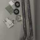 24 Inch Black Shower Grab Bar w/Anti Slip Rubber Grip, Munzong 2 Pack Stainless Steel Bathroom Grab Bar, Bathroom Balance Bar,Safety Handrail Support,Handicap Injury Elderly Senior Assist Bath Handle