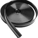 1" Black Vinyl Trim Molding Screw Cover RV Boat Camper Travel Trailer (25 ft)