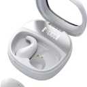 Sleep Earbuds for Side Sleepers - Noise Cancelling Headphones with Sleep Mode, Non-in Ear Design for Pain-Free All Night Comfort (Ivory)
