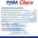 INABA Churu Cat Treats, Grain-Free, Lickable, Squeezable Creamy Pure Cat Treat/Topper with Vitamin E & Taurine, 0.5 Ounces Each Tube, 24 Tubes (4 per Pack), Chicken with Cheese Recipe